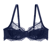 Bowery Lace Demi Bra
 It's Your Girls' BFF. 
Cosmopolitan's #1 Bra of 2020.
A modern take on a classic cut, our Bowery Lace Demi is made with ultra soft Italian lace, delicately scalBowery Lace Demi Bra