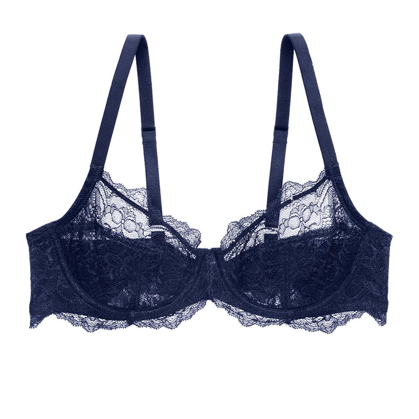 Bowery Lace Demi Bra
 It's Your Girls' BFF. 
Cosmopolitan's #1 Bra of 2020.
A modern take on a classic cut, our Bowery Lace Demi is made with ultra soft Italian lace, delicately scalBowery Lace Demi Bra