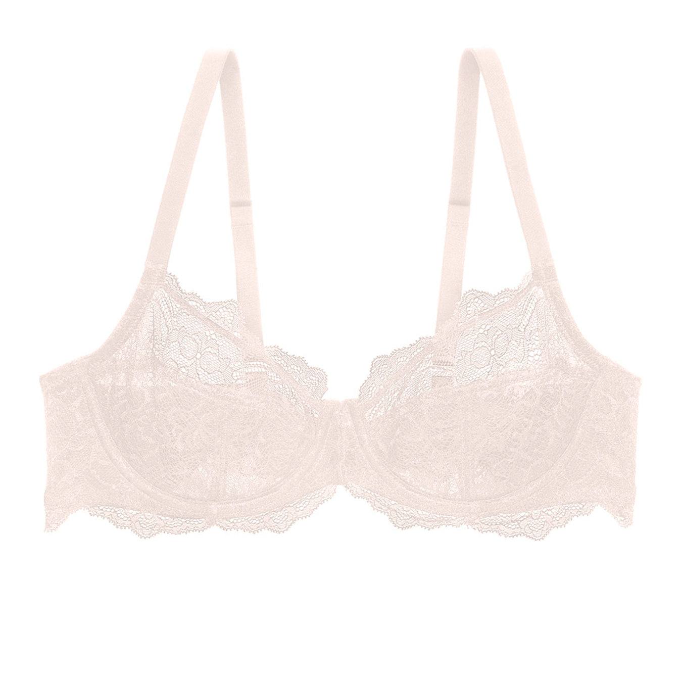 Bowery Lace Demi Bra
 It's Your Girls' BFF. 
Cosmopolitan's #1 Bra of 2020.
A modern take on a classic cut, our Bowery Lace Demi is made with ultra soft Italian lace, delicately scalBowery Lace Demi Bra