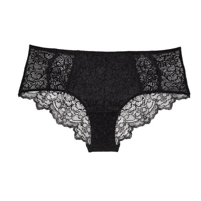 Bowery Scalloped Hipster

The Little Black Dress of Panties.

Our Bowery Scalloped Hipster is effortlessly elegant and timeless with a full lace back and scalloped edges. This semi-sheer paBowery Scalloped Hipster