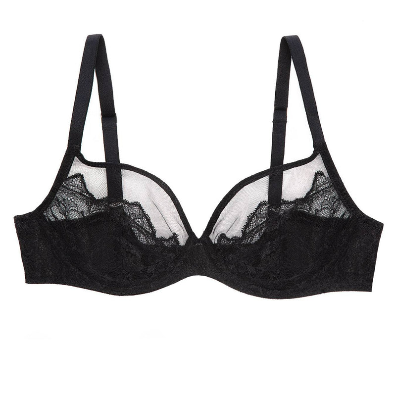 Bowery Mesh Plunge Bra: Sheer Sophistication and Allure – Liberté